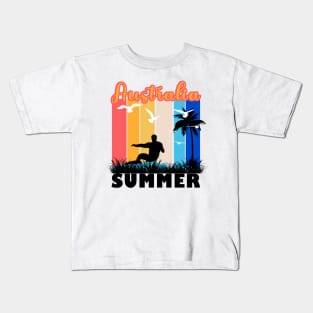 summer..play hard..love Kids T-Shirt